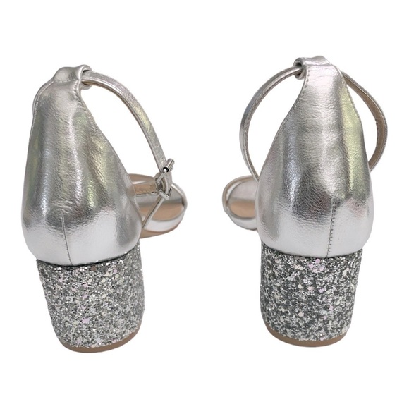 Mix No. 6 Women's "Lexine" Silver
Glitter Sandals size 9 - Picture 4 of 8